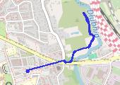 Trasa z dnia 2013-09-04 18:04 - mapa trasy gps - spacer