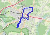przeddeszczowo - mapa trasy gps - rower górski