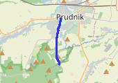 Z mety XI Prudnickiego Maratonu Pieszego do domu - mapa trasy gps - marsz