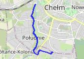Trasa z dnia 2013-09-09 19:53 - mapa trasy gps - rower miejski