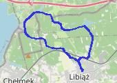 Trasa z dnia 2013-09-12 19:21 - mapa trasy gps - rower górski