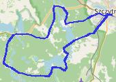 Trasa z dnia 2013-09-13 17:41 - mapa trasy gps - rower górski