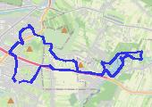 na Cedzynę - mapa trasy gps - rower górski