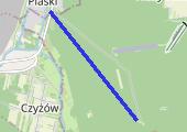 Kameinsk - mapa trasy gps - rower szosowy