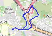 Trasa z dnia 2013-09-20 18:06 - mapa trasy gps - spacer