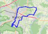 piątkowe błądzenie - mapa trasy gps - rower górski