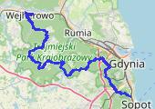 W poszukiwaniu jesieni 2013-09-22 - mapa trasy gps - rower górski