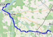 Sobień-Barkowice Mokre_22082011 - mapa trasy gps - rower miejski