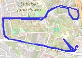 Trasa z dnia 2013-09-28 08:37 - mapa trasy gps - bieganie