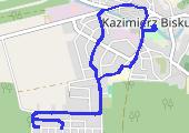 Trasa z dnia 2013-09-15 12:20 - mapa trasy gps - rower trekkingowy