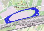 dell 3 - mapa trasy gps - rower szosowy