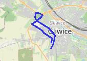 Trasa z dnia 2013-09-30 19:01 - mapa trasy gps - rower górski
