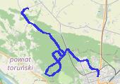 Trasa z dnia 2013-10-05 12:35 - mapa trasy gps - rower górski
