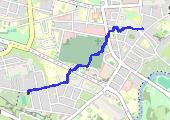 Trasa z dnia 2013-10-09 16:51 - mapa trasy gps - spacer