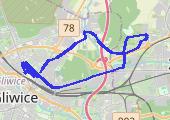 Trasa z dnia 2013-10-11 20:24 - mapa trasy gps - rower trekkingowy