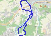 Trasa z dnia 2013-10-12 17:35 - mapa trasy gps - rower szosowy