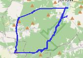 2013-10-12 Złoty Potok - Suliszowice - Złoty Potok - mapa trasy gps - marsz