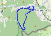 Na Zamkową Górę i Szyndzielową Kopę w jesienne popołudnie - mapa trasy gps - marsz