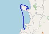Trasa z dnia 2013-08-08 18:00 - mapa trasy gps - łódź
