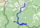 Trasa z dnia 2013-10-20 18:19 - mapa trasy gps - rower górski