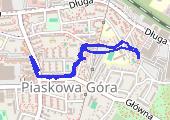 Trasa z dnia 2013-10-25 19:31 - mapa trasy gps - spacer