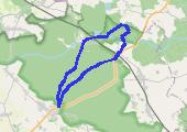 Lubsza - mapa trasy gps - canicross