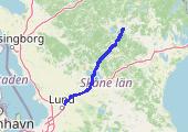 Trasa z dnia 2013-10-24 18:32 - mapa trasy gps - samochód