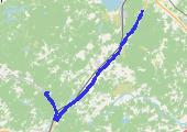 Trasa z dnia 2013-10-25 08:51 - mapa trasy gps - samochód