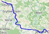Trasa z dnia 2013-10-30 19:27 - mapa trasy gps - pociąg