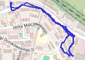 Trasa z dnia 2013-11-01 17:34 - mapa trasy gps - spacer