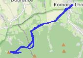 Trasa z dnia 2013-11-10 11:02 - mapa trasy gps - rower górski