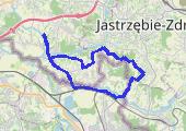 Po długiej przerwie... - mapa trasy gps - rower górski