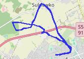Szybka góreczka :) - mapa trasy gps - bieganie
