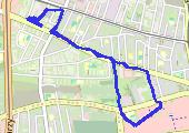 Trasa z dnia 2013-11-12 13:20 - mapa trasy gps - spacer