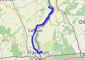 Trasa z dnia 2013-11-10 14:37 - mapa trasy gps - rower szosowy