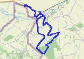 Racławicka Pętla Przygranicza 2012 - mapa trasy gps - marsz