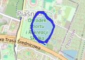 bieganie 17 listopada 2013 - mapa trasy gps - bieganie