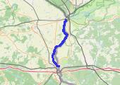 Trasa z dnia 2013-11-17 14:35 - mapa trasy gps - rower szosowy