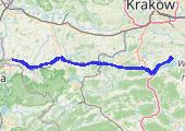 Trasa z dnia 2013-11-18 14:09 - mapa trasy gps - samochód