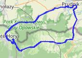Petrovy Boudy - 50 km - mapa trasy gps - rower górski