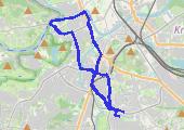 Trasa z dnia 2012-07-04 22:41 - mapa trasy gps - bieganie