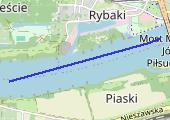 PŁYWANIE - mapa trasy gps - pływanie dowolne