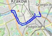 Trasa z dnia 2013-12-01 20:47 - mapa trasy gps - bieganie
