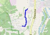 z Funiem - mapa trasy gps - spacer