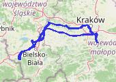 Trasa z dnia 2013-12-04 15:18 - mapa trasy gps - samochód