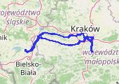 Trasa z dnia 2013-12-05 19:01 - mapa trasy gps - samochód