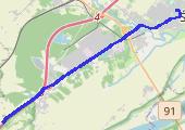 Trasa z dnia 2013-12-05 22:38 - mapa trasy gps - samochód