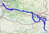 Trasa z dnia 2013-12-12 18:38 - mapa trasy gps - samochód