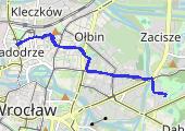 Trasa z dnia 2013-12-13 08:57 - mapa trasy gps - rower górski