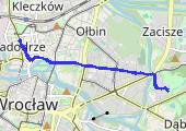 Trasa z dnia 2013-12-13 16:52 - mapa trasy gps - rower górski